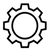 rounded gear icon