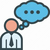 thinking person icon